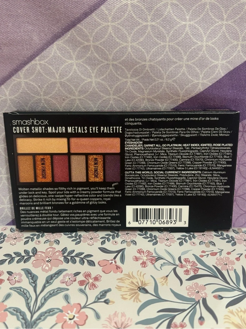 Smashbox Cover Shot Major Metals Eyeshadow Palette Metallic NEW